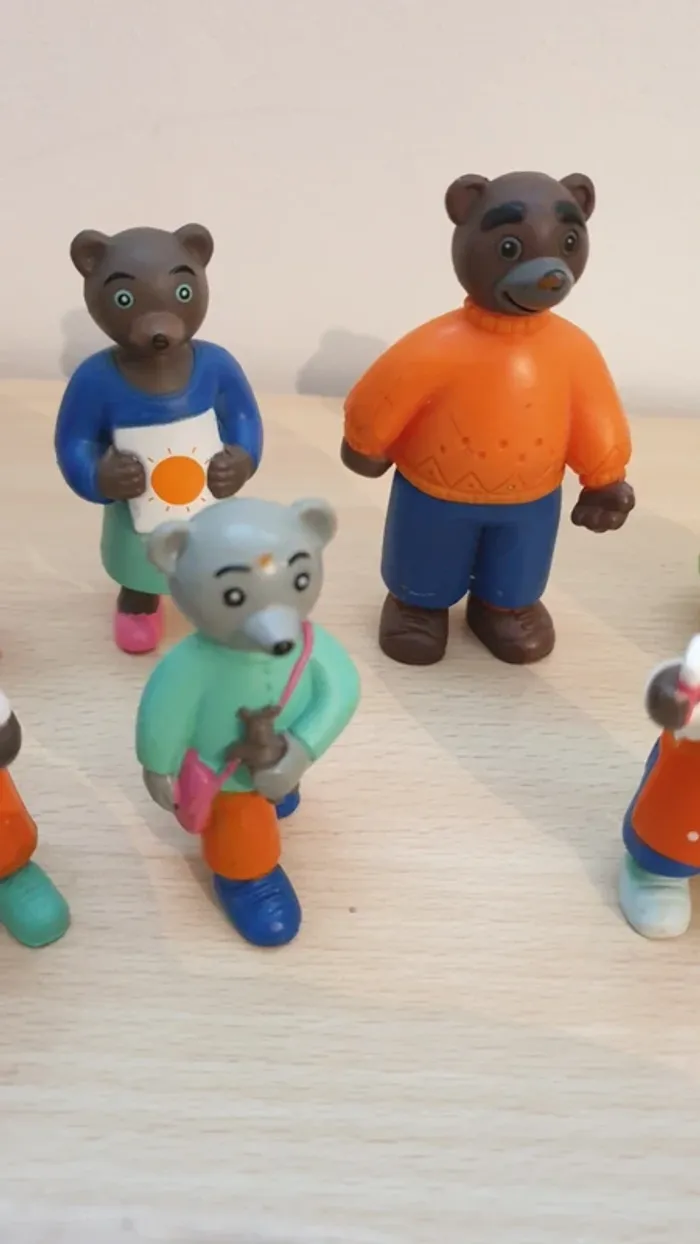 Lot petit ours brun dans son sac - photo numéro 3