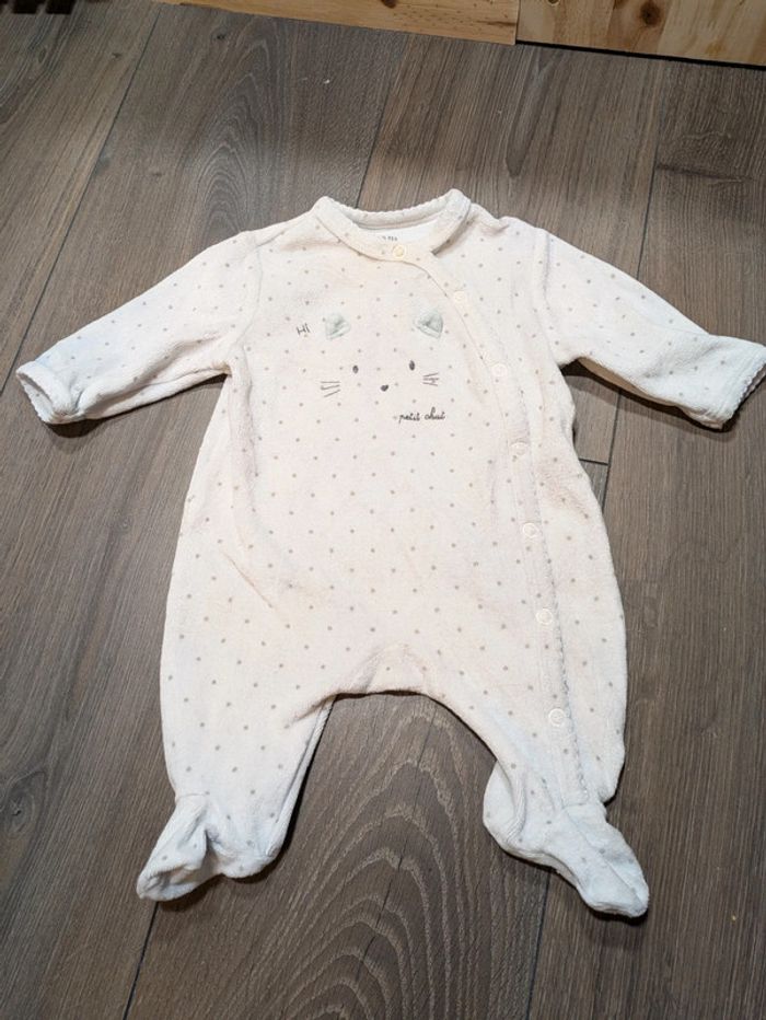 Pyjama mixte Kiabi 1 mois petit chat