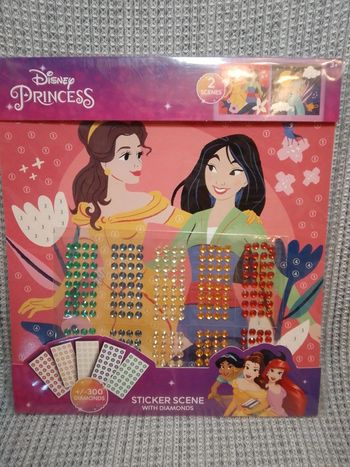Sticker scène x2 Disney Princess