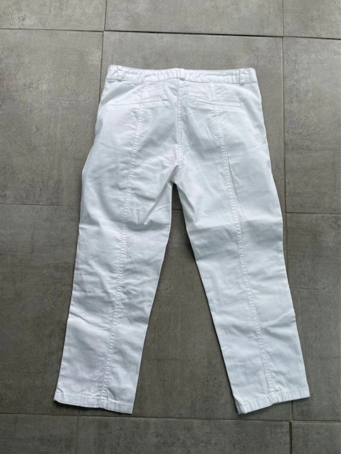 Pantacourt blanc Grain de Malice 36 - photo numéro 5