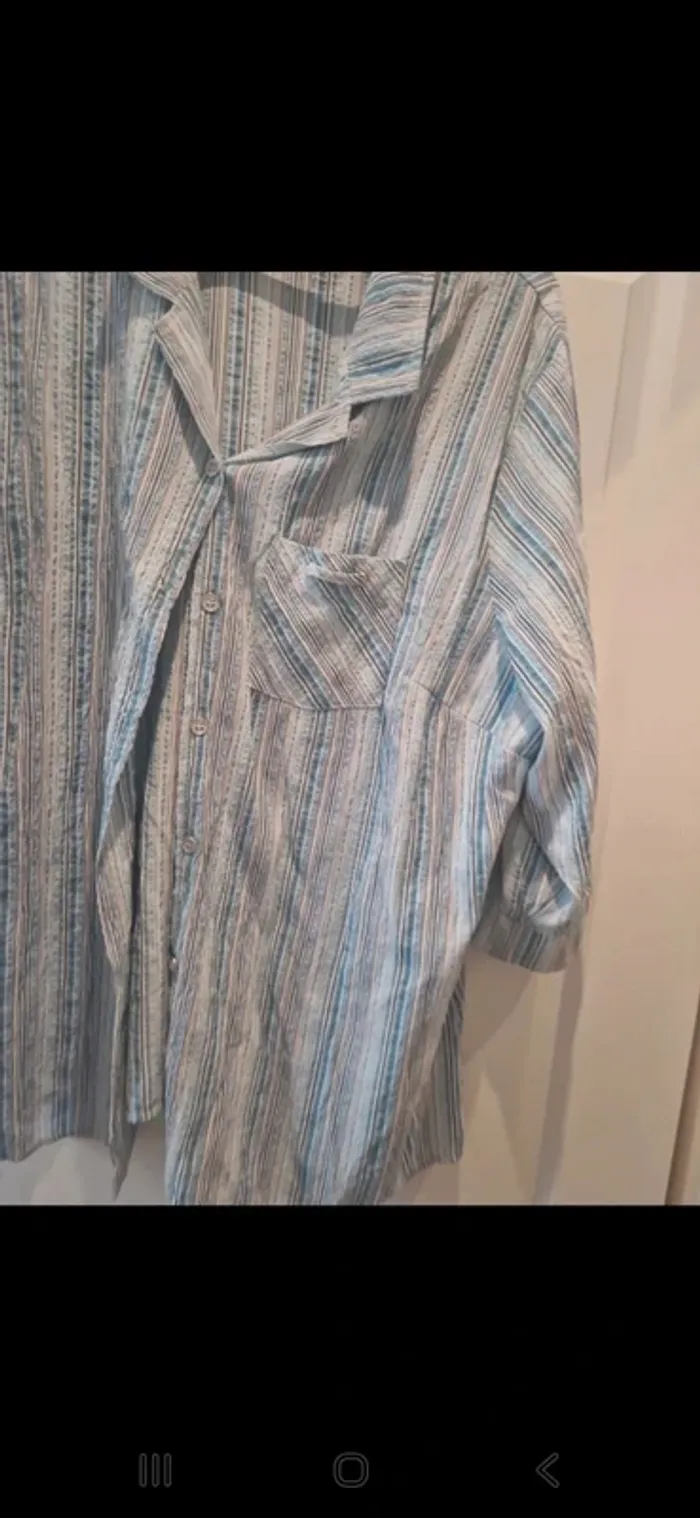 Chemise été vintage damart taille 52 /xl - photo numéro 3