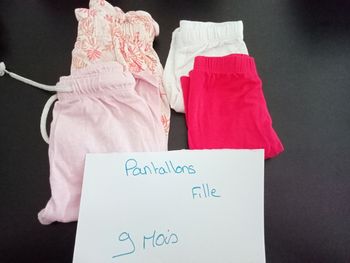 Lot de 4 pantalons fille