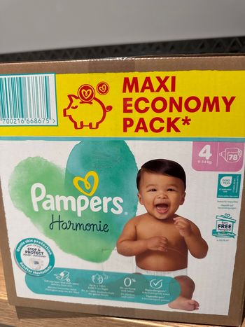 Pampers harmonie taille 4