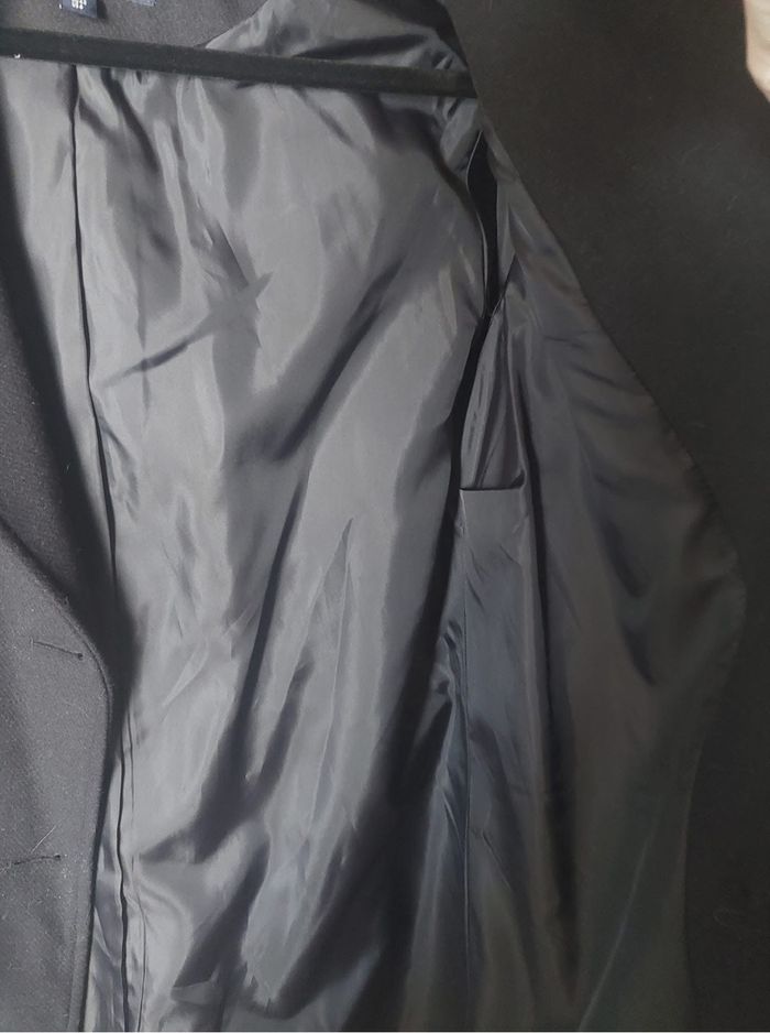 Manteau officier long bleu marine 21% laine T38 Kiabi neuf ⚓️ - photo numéro 7