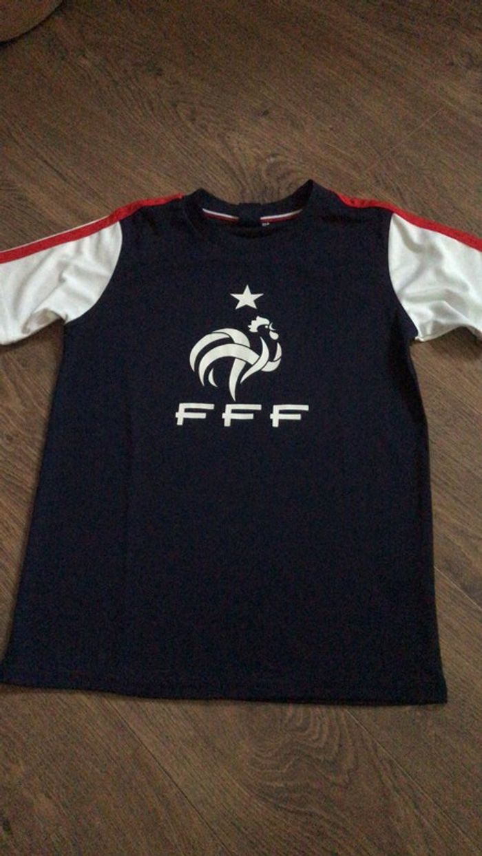 Tee-shirt supporter équipe de France 10 ans