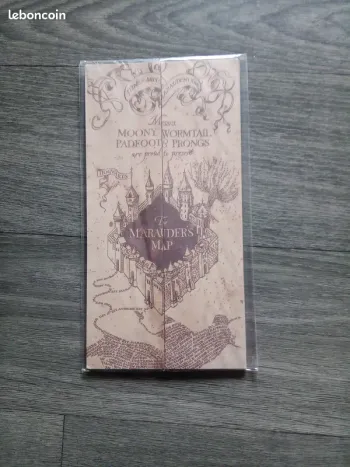 carte du maraudeur dans harry potter neuve