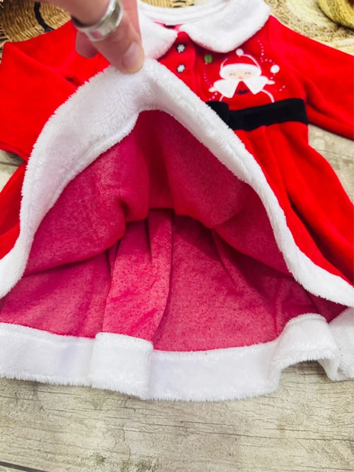 🍒Robe rouge de Noël 12mois - photo numéro 5