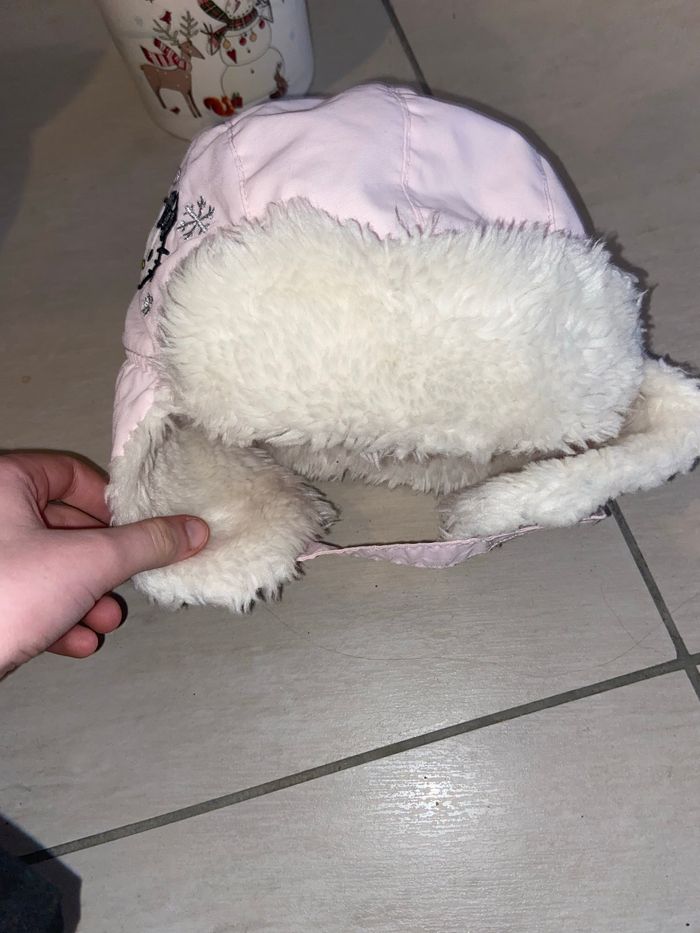 Bonnet/chapeau hello kitty fourrure - photo numéro 3