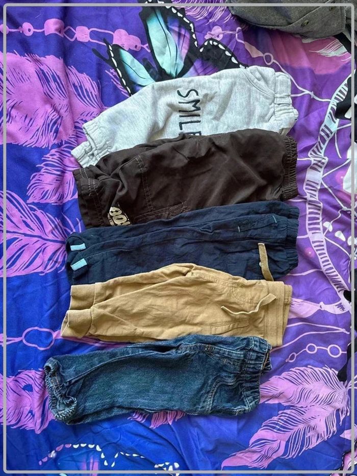 20 pantalon/jeans en 12mois garçon - photo numéro 2
