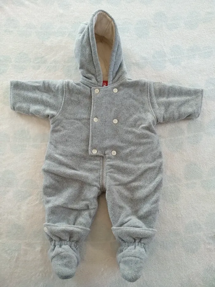 Combinaison pilote grise taille 67cm
