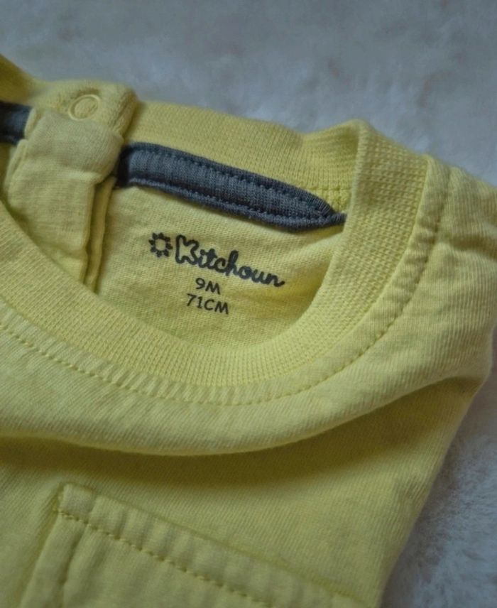 Lot de 4 T-shirts Kitchoun 9 mois 🩵 - photo numéro 6