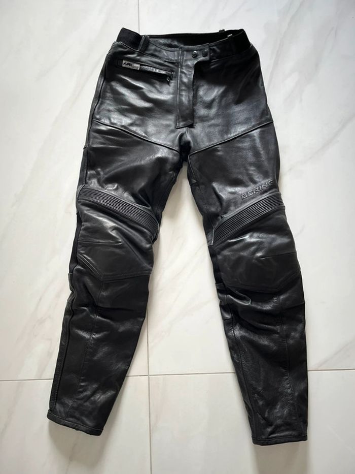Ensemble de moto blouson et pantalon en cuir BERING - photo numéro 2