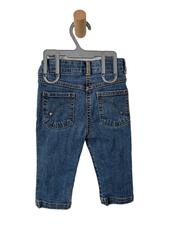 Jean stretch bleu denim - Kidkanai 12 mois (74cm) - photo numéro 3