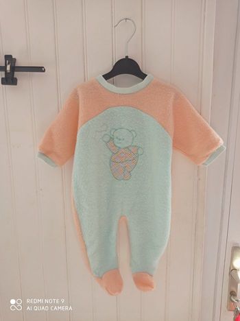 Pyjama manches longues taille 6 mois