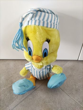 Peluche titi en pyjama