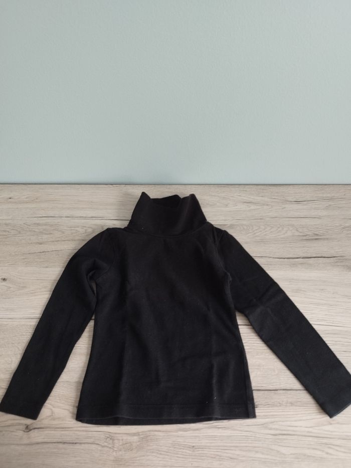 Sous-pull col roulé fille 4 ans