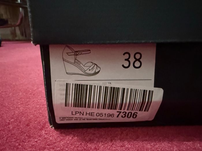 Compensées 38 noir tommy Hilfiger - photo numéro 2