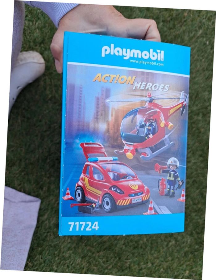 Playmobil pompier 71724 neuf non ouvert avec boîte. - photo numéro 5