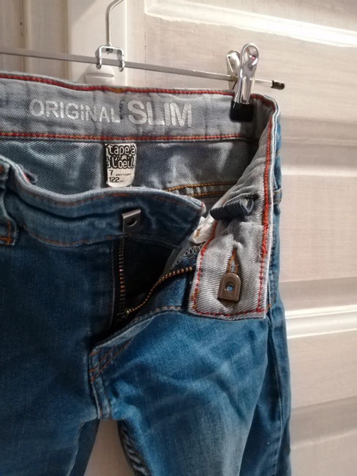 Jean slim garçon tao - photo numéro 2