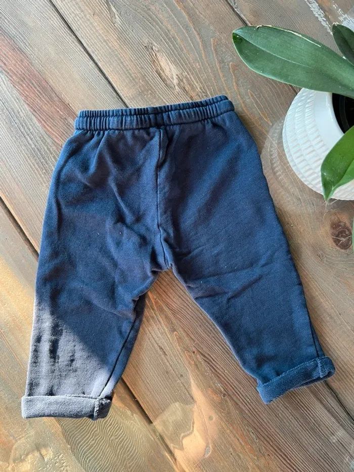 Pantalon jogging habillé bleu marine - photo numéro 2