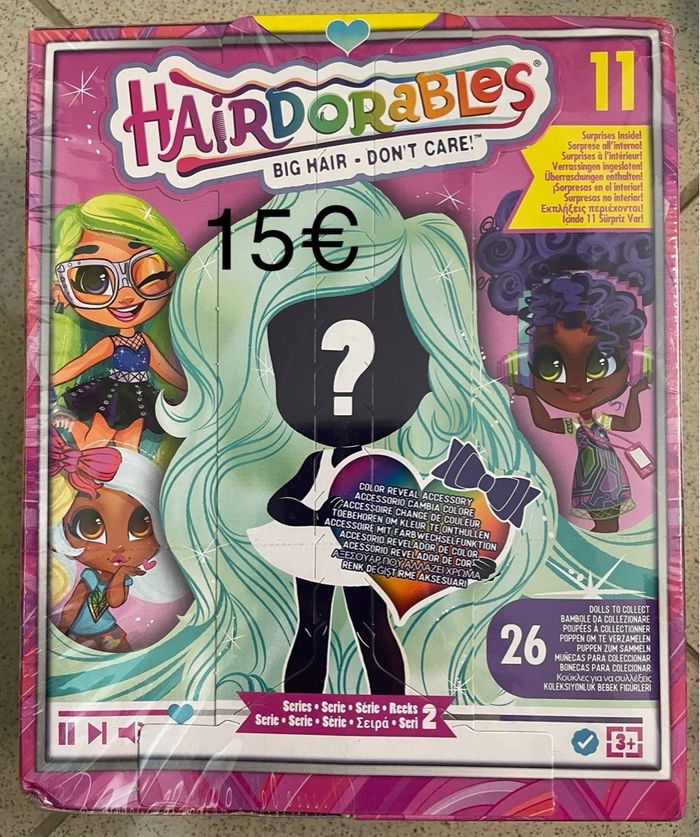 Calendrier de l’avent Hairdorables