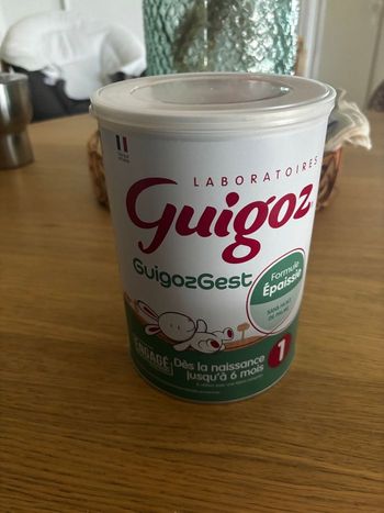 Boîte de lait Guigoz Gest