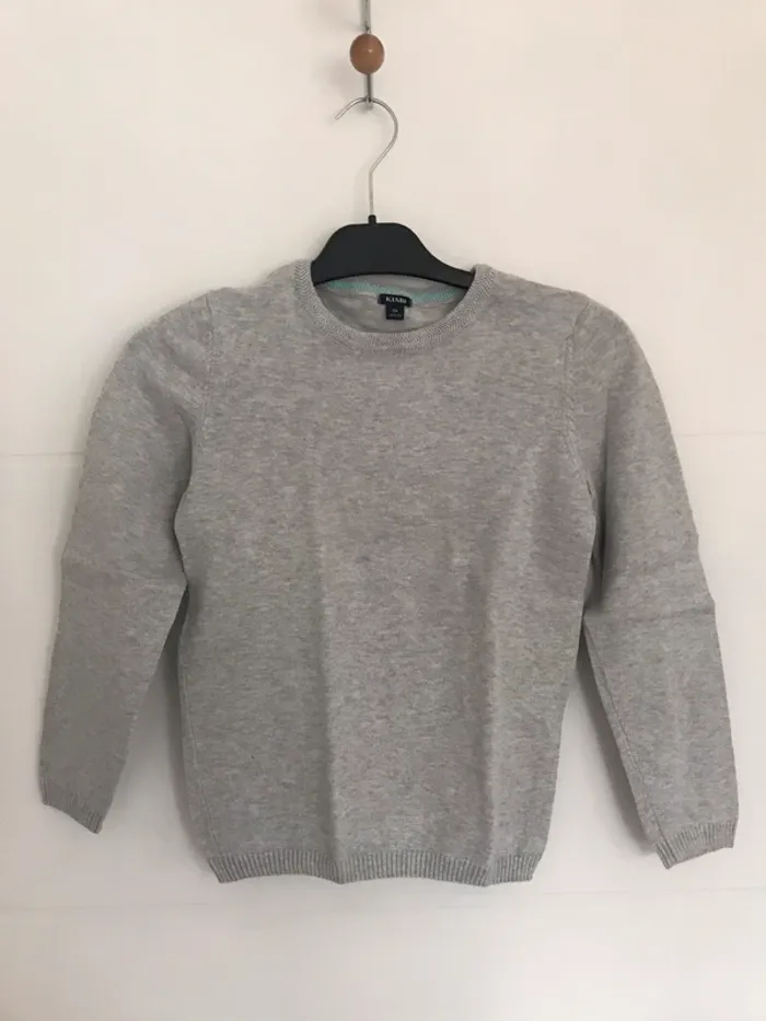 Pull gris Clair - photo numéro 3