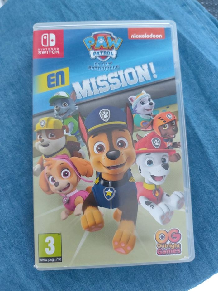 Jeu Nintendo Switch pat patrouille