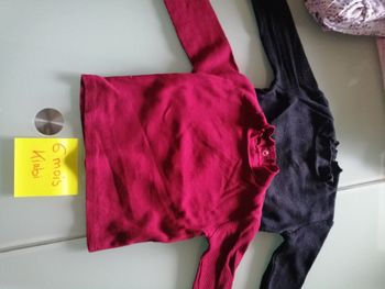 Lot 2 t-shirts manches longues