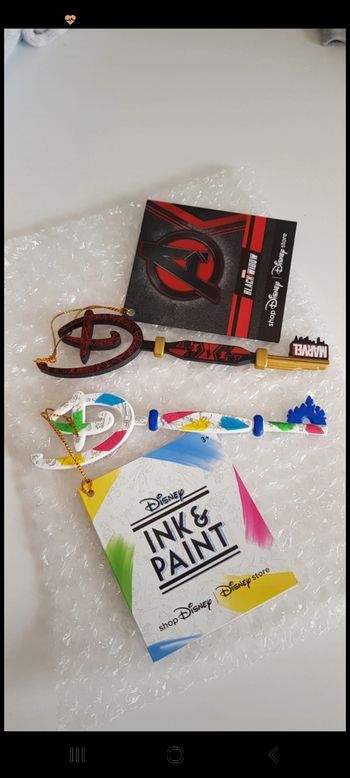 Lot clefs Disney collector