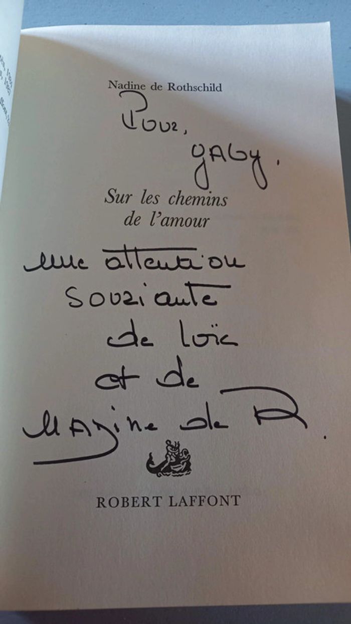Sur les chemins de l'amour, Nadine de Rotschild - photo numéro 3