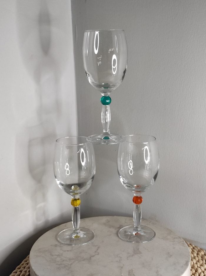 Verres perles facettes - photo numéro 2