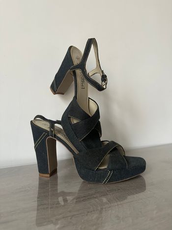 Chaussures à talons hauts - jean brut - 41 de 