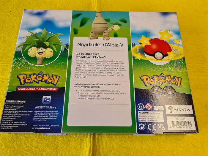 Coffret Pokémon GO Noadkoko d'Alola V Fr neuf - photo numéro 2