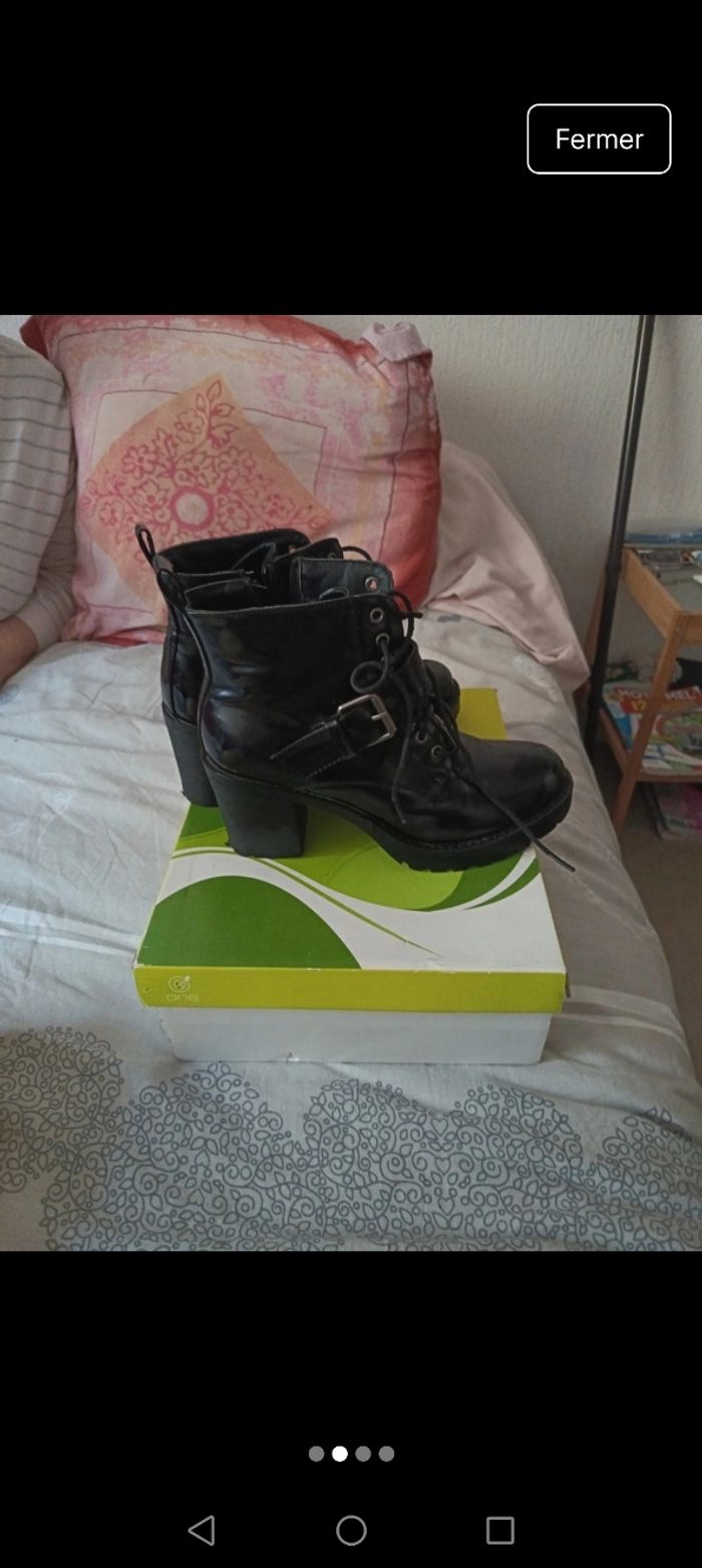 Bottines cirées - photo numéro 2