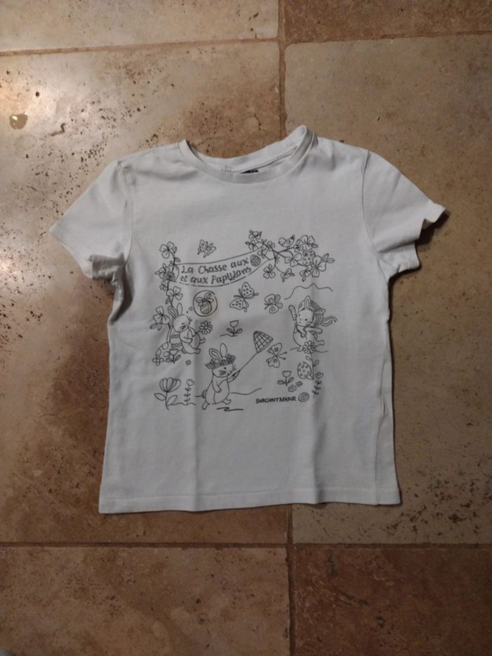 T shirt à colorier en 6-7 ans (122 cm)