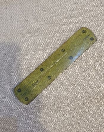 Petite règle 15cm jaune flex