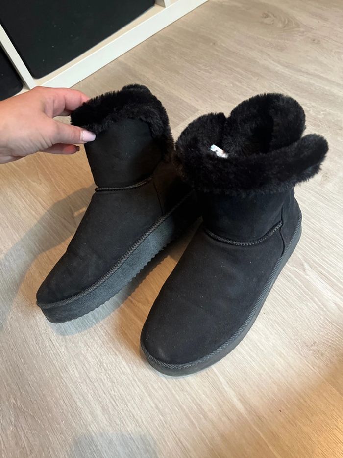 Bottines femme fouré
