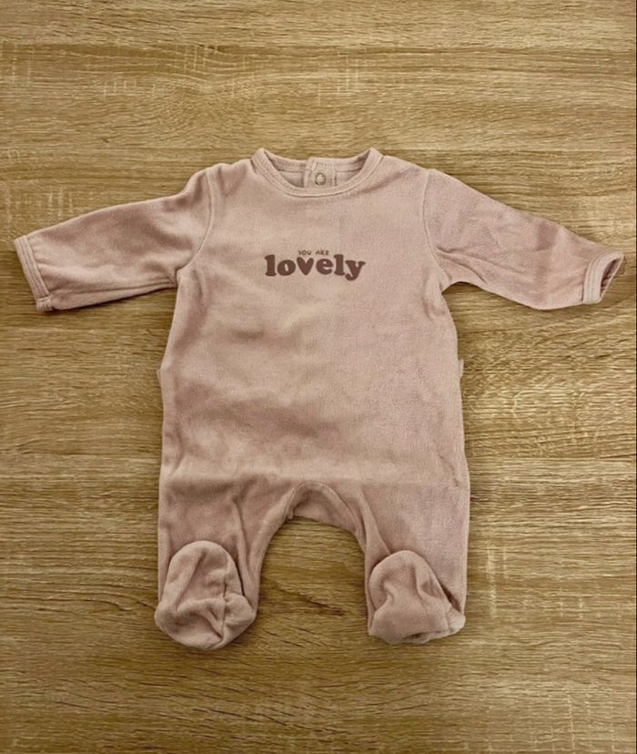 Pyjama bébé fille - 1/3 mois - 56cm - photo numéro 2