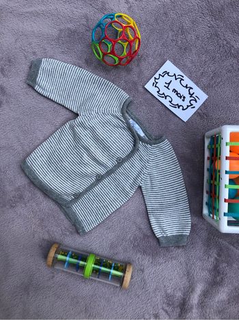 Gilet à manches longues - 1 mois (54 cm) - Kitchoun