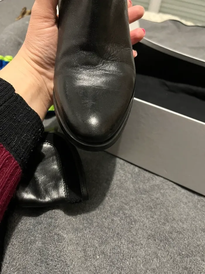 Bottine en cuir taille 36 - photo numéro 6