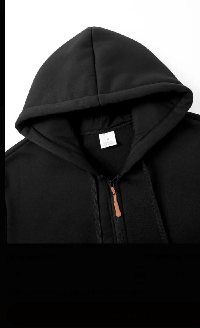 Veste à capuche vintage pour homme, style décontracté mi-long, sweatshirt chaud pour automne et hiver - photo numéro 3