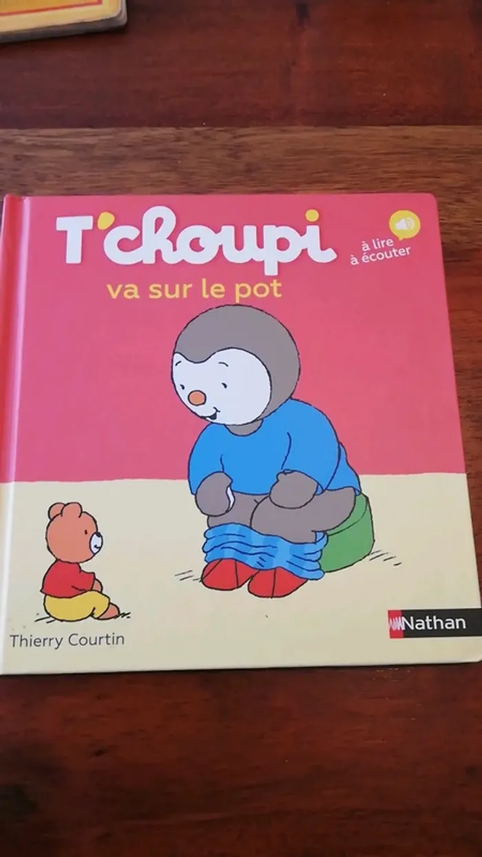 Livre "T'choupi va sur le pot"