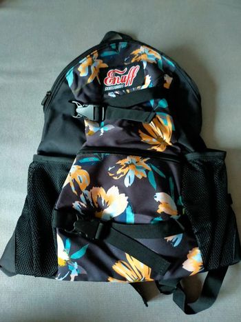 Sac à dos Enuff Skateboards – Motif fleuri – Neuf