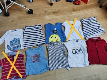 Lot de 8 Tee shirts 12mois