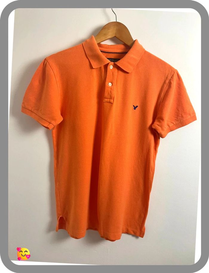 👕 Polo American Eagle – Homme – Taille XS – Orange