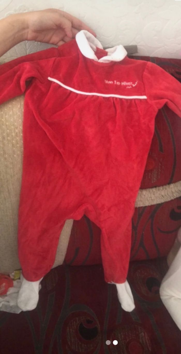 Pyjamas chaud hiver noel