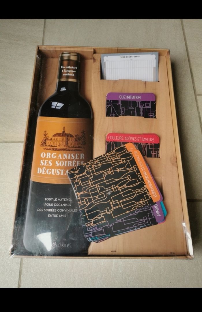 Coffret jeu autour du vin