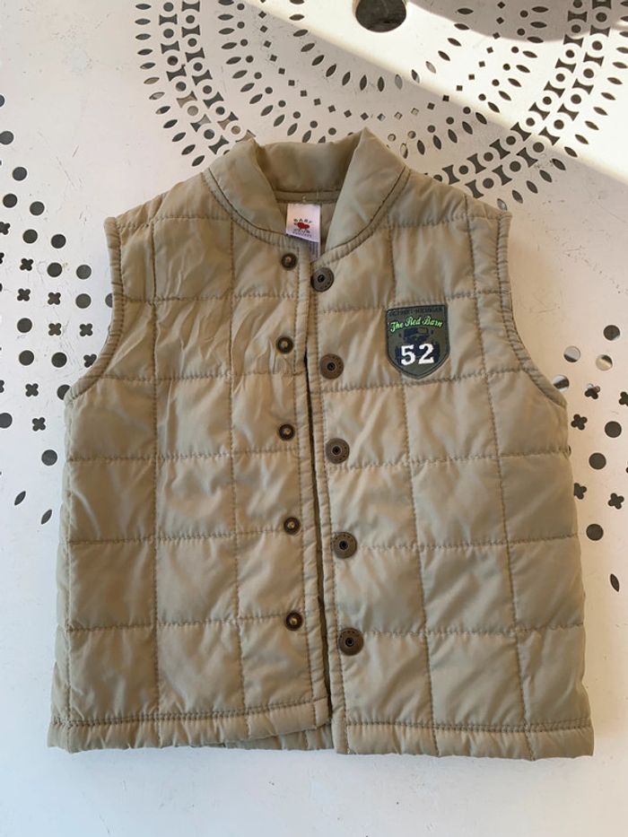 Veste sans manche matelassée 18 mois garçon