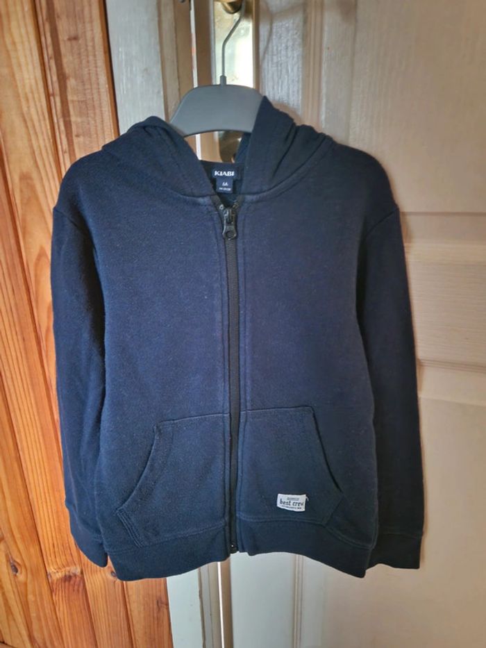 Gilet type sweat zippé garçon - photo numéro 4